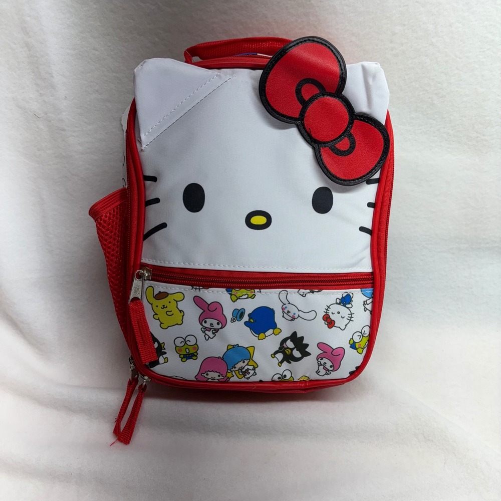 Hello‎ Kitty and Friends Lunch Bag Insulated Kids Cute Character Backpack Red